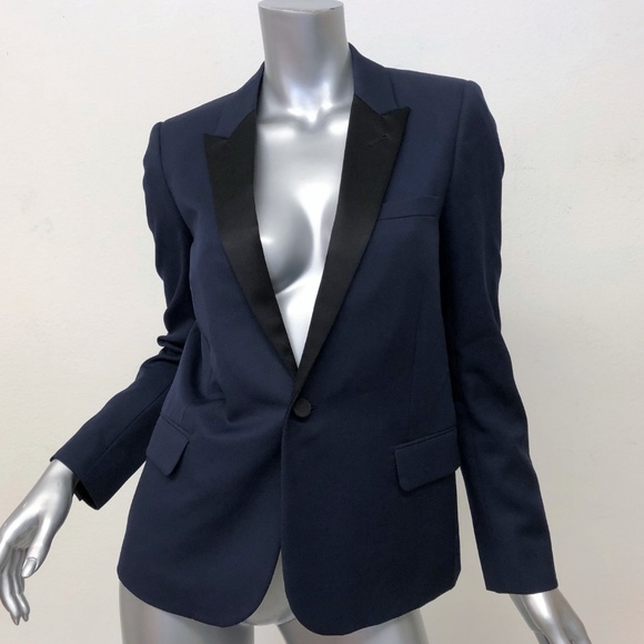 Saint Laurent Jackets & Blazers - Saint Laurent Le Smoking Jacket Navy Wool